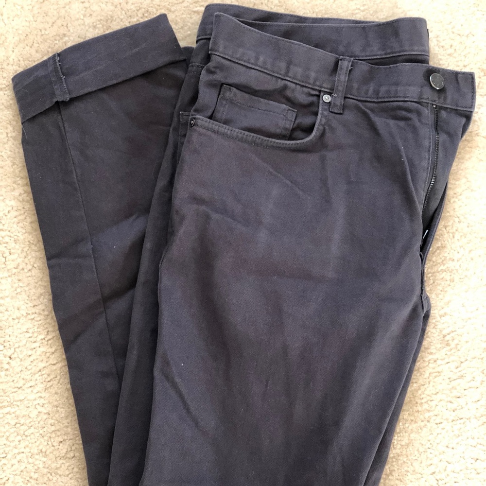 Perfect Rollup Gray Jeans